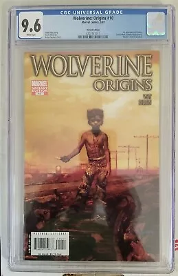 Buy Wolverine: Origins #10 CGC NM+ 9.6 White Pages Variant Edition 1st Daken! • 78.84£
