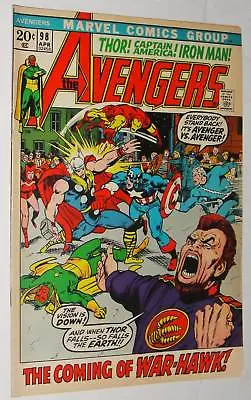 Buy Avengers #98 Barry Smith Classic Newstand Fresh 8.5/9.0 • 32.75£
