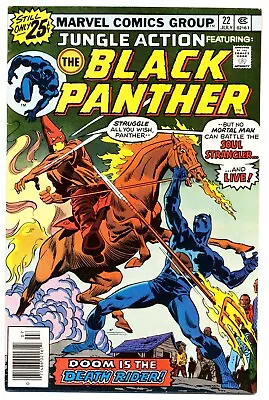 Buy JUNGLE ACTION (Vol. 2) #22 F, Black Panther, Marvel Comics 1976 • 15.89£