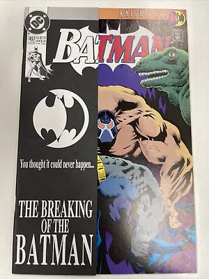Buy Batman #497 (Bane Breaks Batman's Back)- DC 1993 (NM/VF) BATMAN KEY!!! • 11.98£