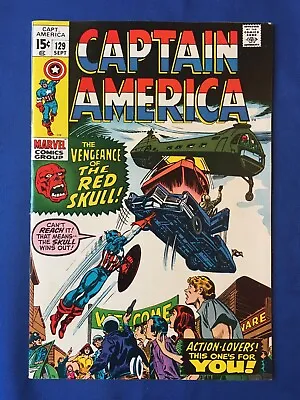 Buy Captain America #129 VFN+ (8.5) MARVEL ( Vol 1 1970) (5) • 32£