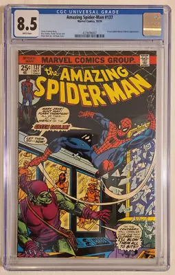 Buy Amazing Spider-man #137 (1974) Cgc 8.5 Green Goblin App. 4378096007 • 79.05£