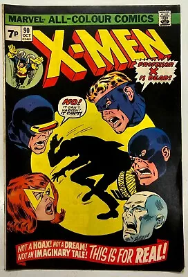 Buy Bronze Age Marvel Comic Book X-Men Key Issue 90 Higher Grade VG • 2.21£