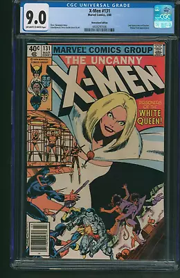 Buy Uncanny X-Men #131 Newsstand CGC 9.0 Marvel Comics 1980 White Queen Emma Frost • 189.71£
