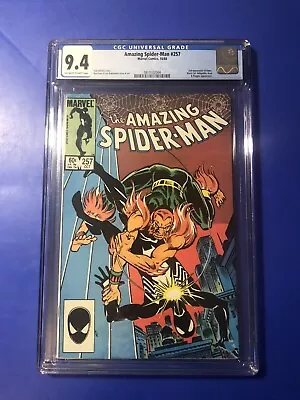 Buy Amazing Spider-Man #257 CGC 9.4 1st Appearance HOBGOBLIN Ned Leeds 2ND PUMA 1984 • 140.91£