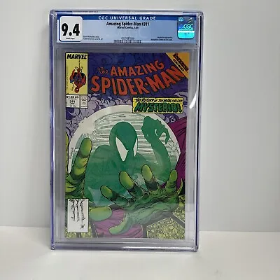 Buy Amazing Spider-Man 311 CGC 9.4 NM Todd McFarlane Mysterio Cover (Marvel 1989) • 59.30£
