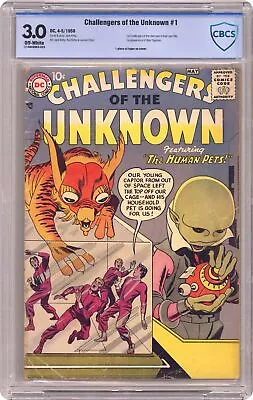 Buy Challengers Of The Unknown #1 CBCS 3.0 1958 17-4049963-024 • 382.08£