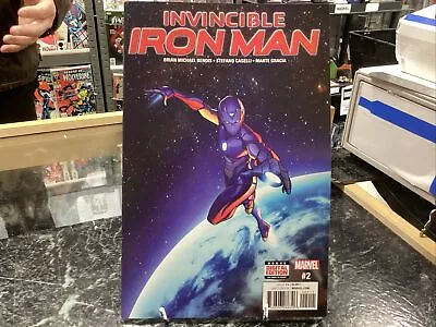 Buy Invincible Iron Man #2 Key Heart Armor Riri Williams 1st Print Marvel Disney • 15£