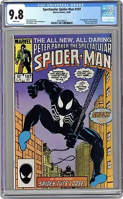 Buy Spectacular Spider-Man Peter Parker #107 CGC 9.8 1985 2091599023 • 415.07£