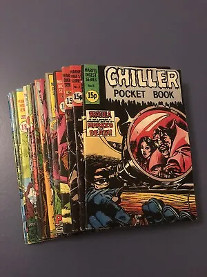 Buy Chiller Pocket Books #5 7 8 9 10 11 12 13 14 15 16 17 19 Marvel UK Bronze Age • 50£