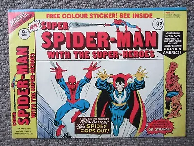 Buy Marvel UK  Spider Man Comics Weekly Including Thor.  #161 13th March 1976 • 5£