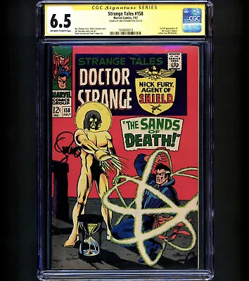 Buy Strange Tales #158 CGC 6.5 SS 1ST FULL LIVING TRIBUNAL Jim Steranko Signed 1967 • 363.36£