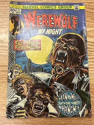 Buy Werewolf By Night #11 (1973) Origin & 1st Appearance Of Hangman- Bronze Age  • 15.76£
