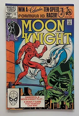 Buy Moon Knight #13. KEY 1st Meeting With Daredevil (Marvel 1981) FN+ Bronze Age • 18.38£