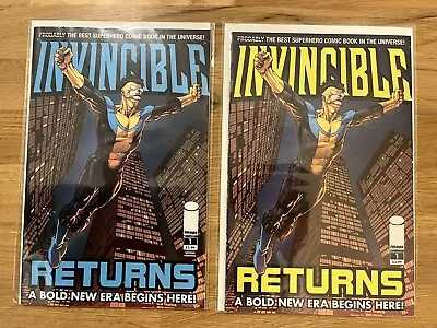 Buy Invincible Returns 1 - Image 1st And 2nd Print Key 1st Thragg, VF/VF+ • 34.90£