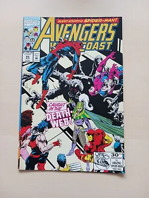 Buy Marvel Comics AVENGERS WEST COAST #85 With Spider-Man (1992) NM/VF+ Free UK P&P  • 4.40£