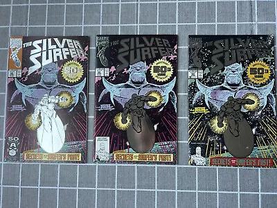 Buy Marvel Comics The Silver Surfer # 50 All 3 Printings • 39.75£