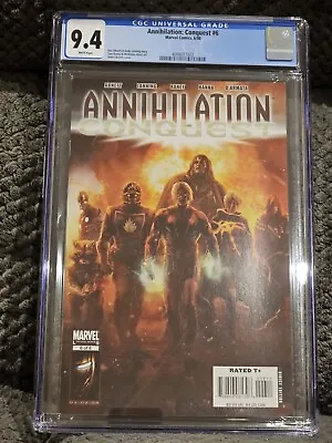 Buy Annihilation Conquest #6 2008 1st Appearance New Guardians Of The Galaxy Cgc 9.4 • 118.59£