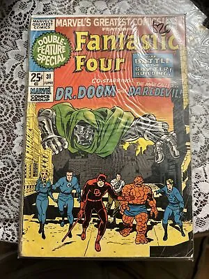 Buy MARVEL'S GREATEST COMICS #31 Giant, Fantastic Four, DOOM Marvel Comics 1971 B3 • 20.90£