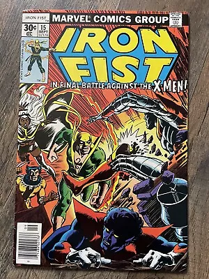 Buy Iron Fist #15 (Marvel 1977) 1st App Bushmaster Final Issue, Byrne Newsstand • 12.04£