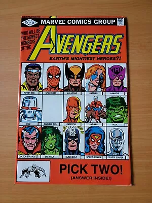 Buy The Avengers #221 Direct Market Edition ~ VF - NEAR MINT NM ~ 1982 Marvel Comics • 8.79£