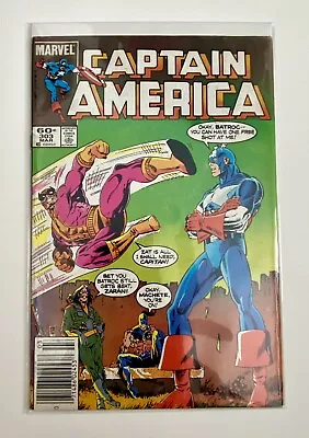 Buy Captain America 303  Double Dare!  Key Issue - Free Shipping! Marvel Copper 1985 • 6.33£