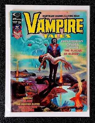 Buy Curtis Vampire Tales #10 Marvel Monsters 1975 Blade Morbius Horror Magazine RARE • 20£