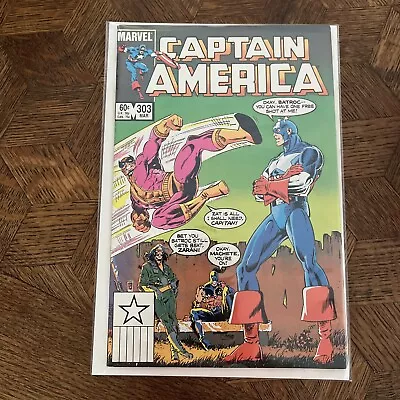 Buy Captain America #303 VF 8.0 Newsstand Marvel Comics 1984  • 6.39£