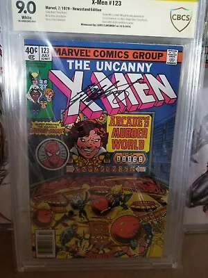 Buy Uncanny X-Men #123 CBCS VF/NM 9.0 💎 SS Chris Claremont High Grade Newsstand • 118.59£