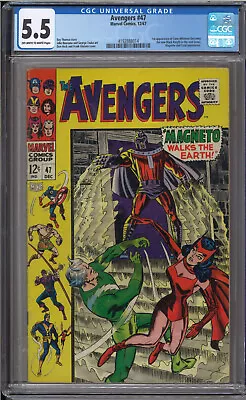Buy Avengers #47 - CGC 5.5 - 1st Appearance Of Dane Whitman • 100.43£