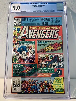Buy Avengers Annual #10 - CGC 9.0 ,WHITE PAGES, Key 1st App Rogue And Madeline Pryor • 238£