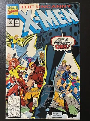 Buy Uncanny X-Men 273 Signed 4 Jim Lee Marc Silvestri Williams Stroman Marvel Comics • 99.94£