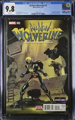 Buy All-new Wolverine #2 Cgc 9.8 1st Gabby The Sisters 5025 • 94.87£