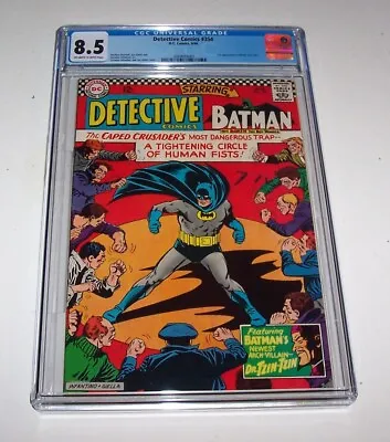 Buy Detective Comics #354 - DC 1966 Silver Age Issue - CGC VF+ 8.5 - Dr. Tzin-Tzin • 146.20£