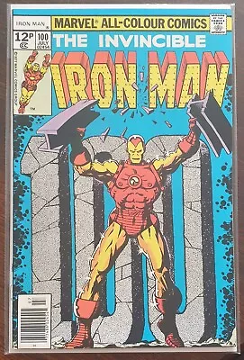 Buy Marvel Comics Iron Man #100 Jul 1977 (9.2 NM) #MIS0290 • 29.99£