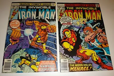 Buy Iron-man #108,109  9.2's White Pages 1978 • 25.06£