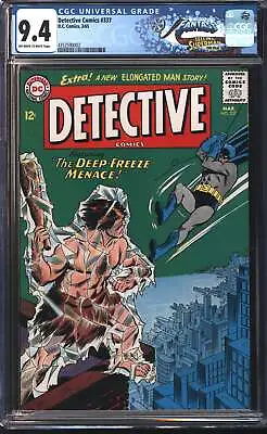 Buy D.C Comics Detective Comics 337 3/65 FANTAST CGC 9.4 Off White To White Pages • 351.79£