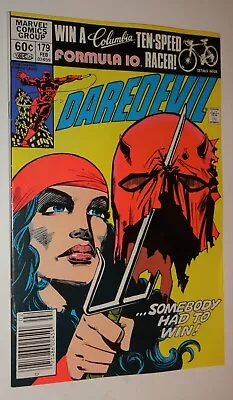 Buy Daredevil #179 Frank Miller  Elektra Cool Cover Nm 9.2 1982 • 44.77£