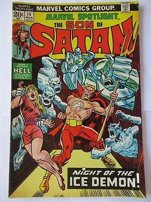 Buy Marvel Spotlight The Son Of Satan 14 Comic Book Night Of The Ice Demon VF • 7.89£