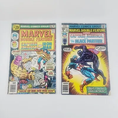 Buy Marvel Double Feature #16, 17, 2 - Capt. America, Iron Man. Black Panther • 11.11£