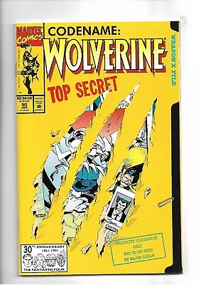 Buy Marvel Comics - Wolverine #50 Die-Cut Cover (Jan'92)  Near Mint • 3£