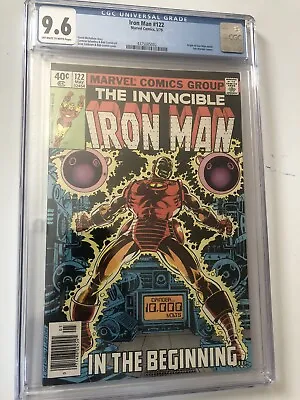 Buy Iron Man # 122  1979 Bronze Age Origin Retold CGC 9.6 • 51.63£