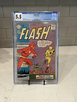 Buy Flash #139 CGC 5.5 1963 1st App. Reverse Flash • 600.46£