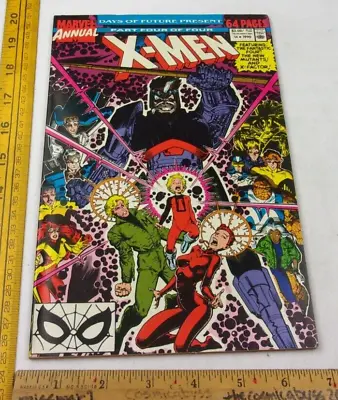 Buy X-Men Annual #14 Comic Book VF Marvel 1990 Days Of Future Past 1st Gambit Cameo • 39.38£