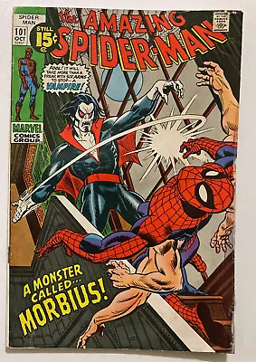 Buy Marvel Amazing Spider-man 101 1st Morbius Key Lee Kane (1971) Low(er) Grade • 114.78£
