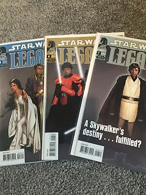 Buy Star Wars Legacy 3 + 6 + 7 Comicbooks • 11.82£