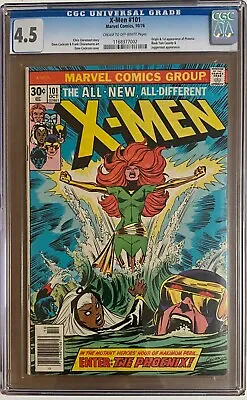 Buy X-Men #101 - 1976 - Origin & First Appearance Of Phoenix - CGC 4.5 • 320£