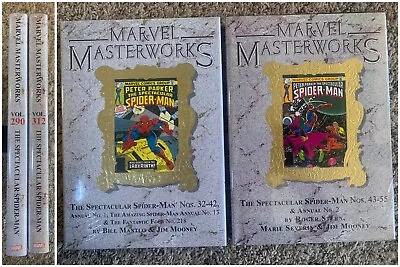Buy Marvel Masterworks Spectacular Spider-Man HC Set 3 4  DM 290 312 - Amazing 32 55 • 102.49£