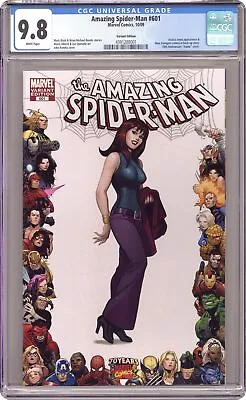 Buy Amazing Spider-Man #601B Romita Sr. Frame 1:10 Variant CGC 9.8 2009 4391288001 • 127.10£