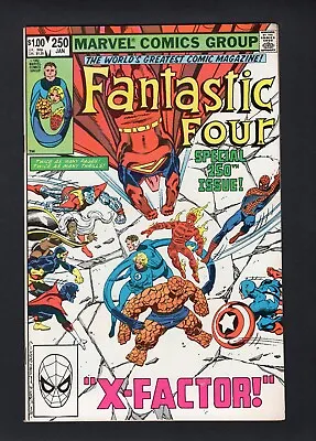 Buy Fantastic Four # 250 Vol. 1 Marvel Comics 82 X-Factor! VF/NM • 6.40£